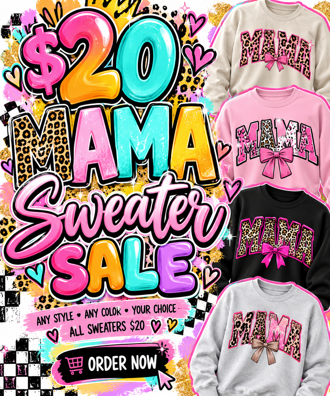 “Mama” Sweaters