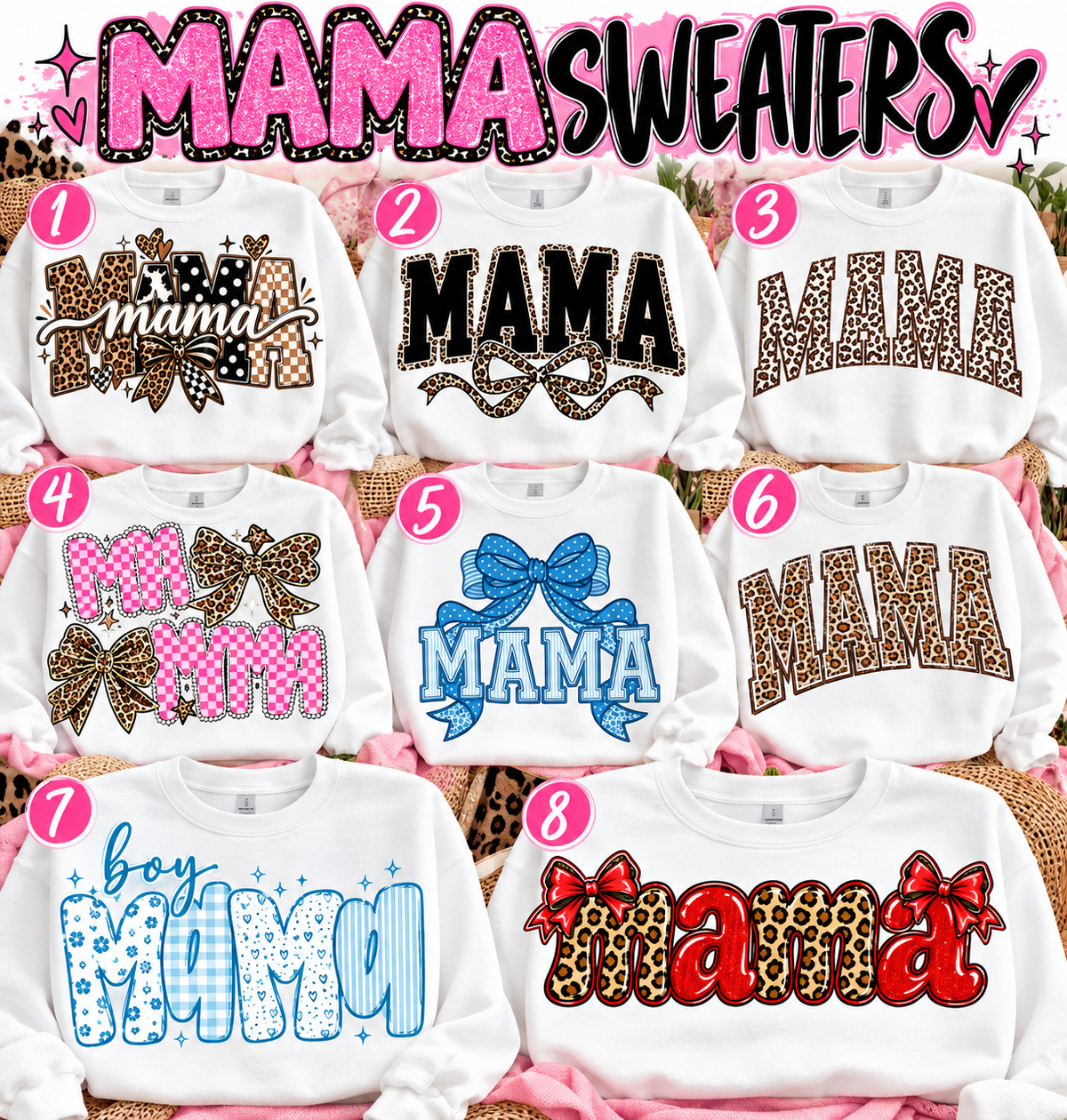 “Mama” Sweaters